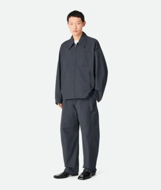 Blouson en coton résiné