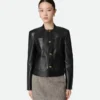 Blouson en cuir