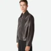 Blouson en cuir brillant Blouson en cuir brillant