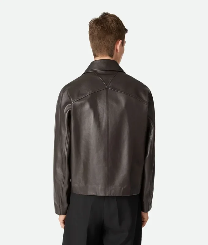 Blouson en cuir brillant Blouson en cuir brillant