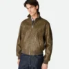 Blouson en cuir Intrecciato Blouson en cuir Intrecciato