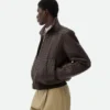 Blouson en cuir Intrecciato Blouson en cuir Intrecciato
