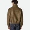 Blouson en cuir Intrecciato Blouson en cuir Intrecciato