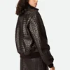 Blouson en cuir Intrecciato Blouson en cuir Intrecciato