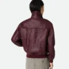 Blouson en cuir Intrecciato Blouson en cuir Intrecciato