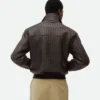 Blouson en cuir Intrecciato Blouson en cuir Intrecciato