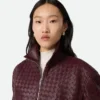 Blouson en cuir Intrecciato Blouson en cuir Intrecciato