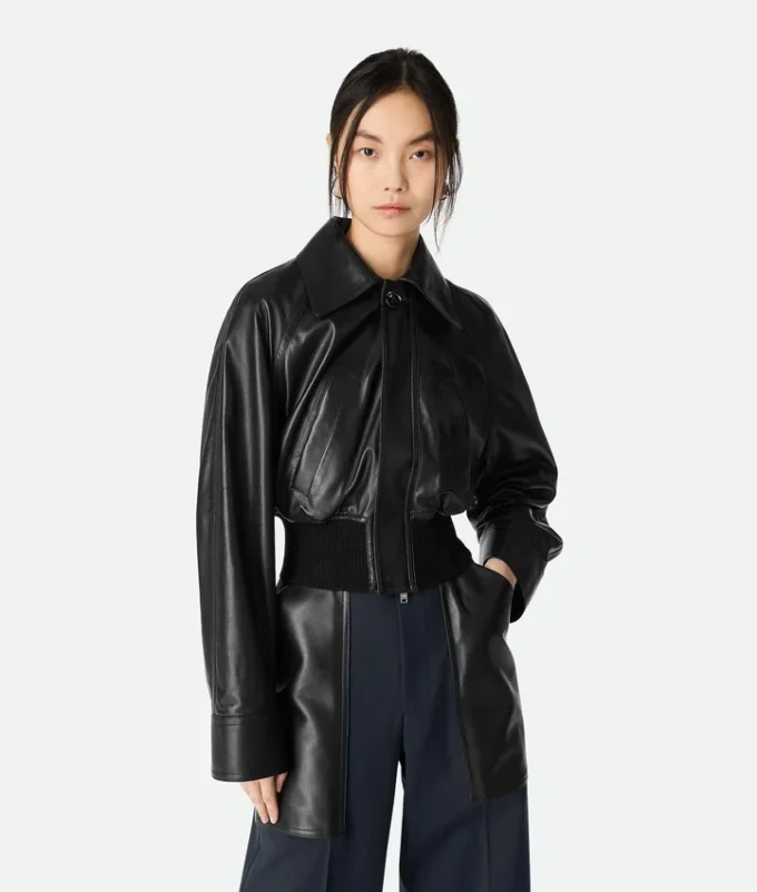 Blouson en cuir léger
