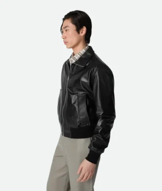 Blouson en cuir nappa