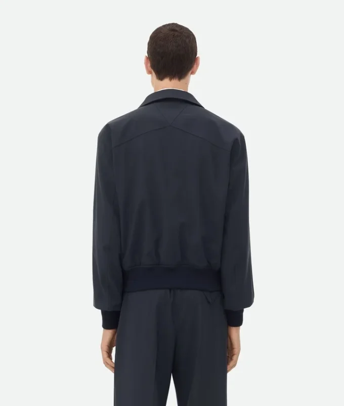 Blouson en laine fine