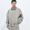 Blouson en laine mélangée Blouson en laine mélangée