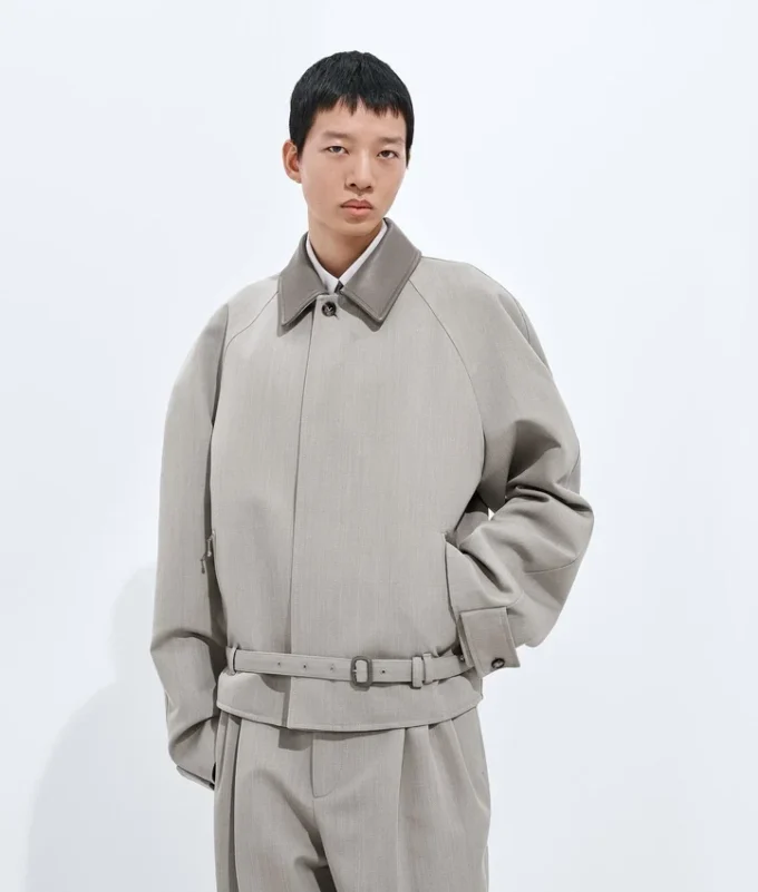 Blouson en laine mélangée Blouson en laine mélangée