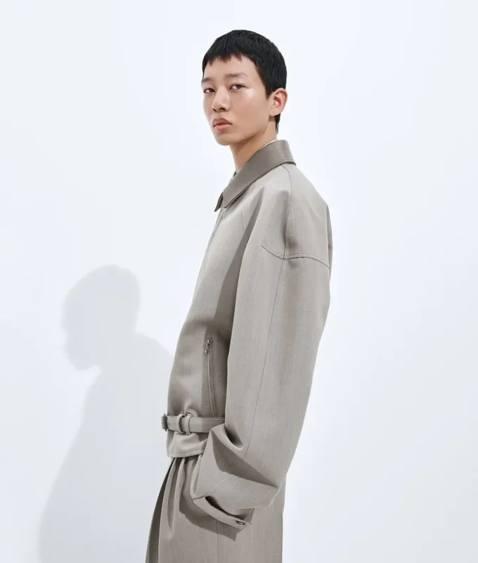 Blouson en laine mélangée Blouson en laine mélangée