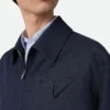 Blouson en laine mélangée