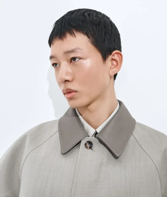Blouson en laine mélangée Blouson en laine mélangée