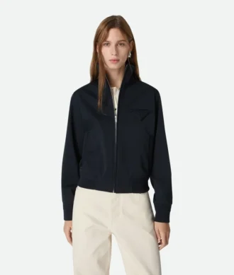 Blouson en laine technique contrecollée