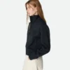 Blouson en laine technique contrecollée