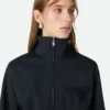 Blouson en laine technique contrecollée