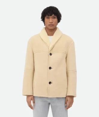 Blouson en peau de mouton mérinos