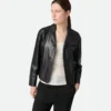 Blouson kimono en cuir Blouson kimono en cuir
