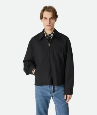 Blouson kimono en laine fine