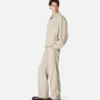 Blouson kimono en viscose et soie