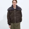 Bomber rembourré en nylon