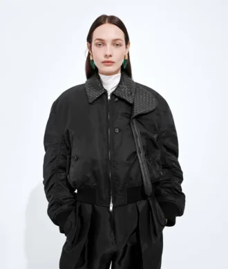 Bomber rembourré en nylon
