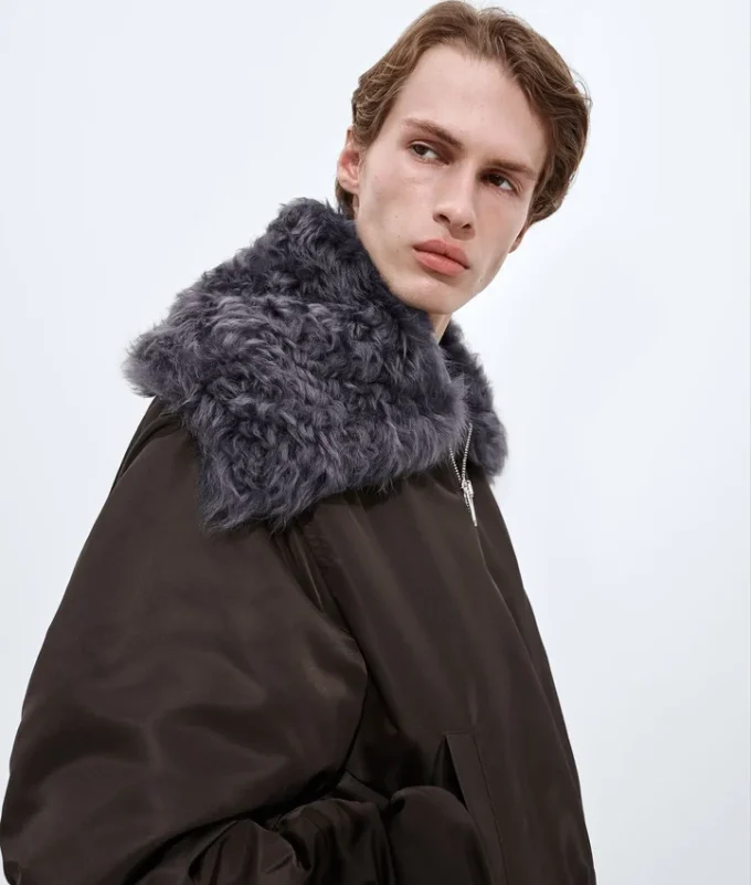 Bomber rembourré en nylon