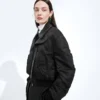 Bomber rembourré en nylon