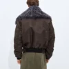 Bomber rembourré en nylon