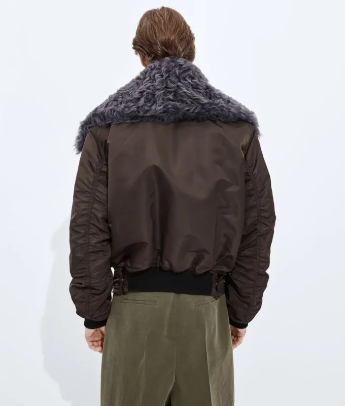 Bomber rembourré en nylon