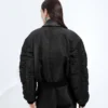 Bomber rembourré en nylon