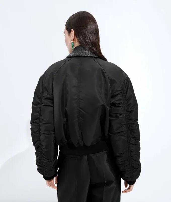 Bomber rembourré en nylon