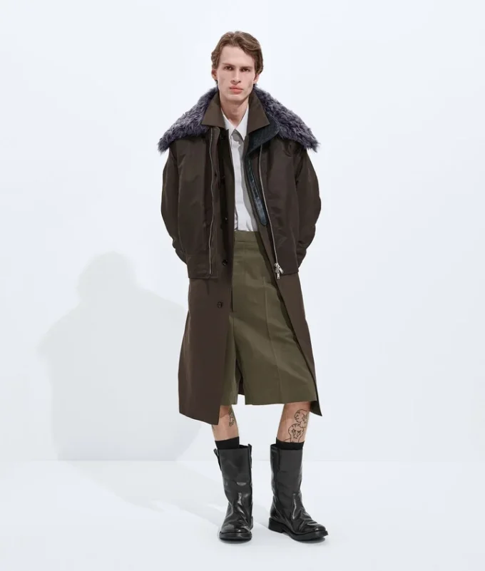 Bomber rembourré en nylon