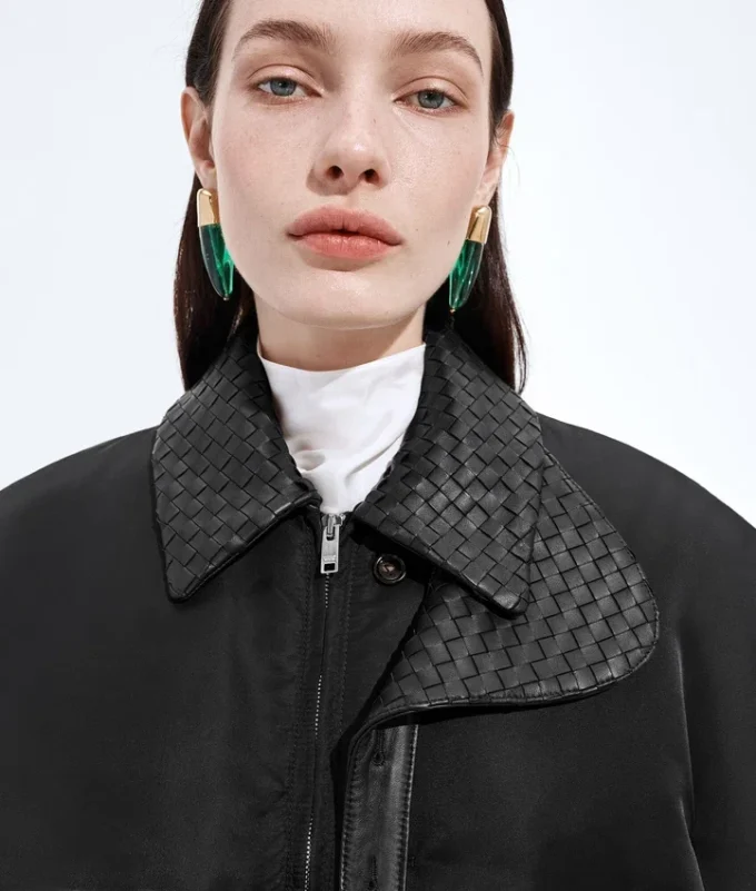 Bomber rembourré en nylon