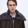 Bomber rembourré en nylon