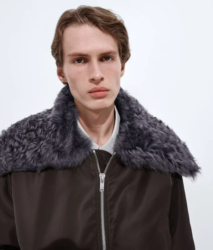 Bomber rembourré en nylon