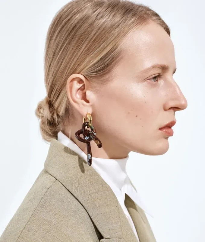 Boucle d&rsquo;oreille Knot simple