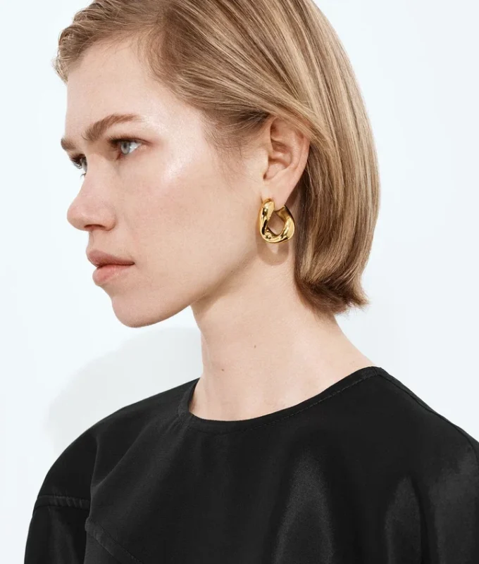 Boucles d&rsquo;oreilles Prisma Chain