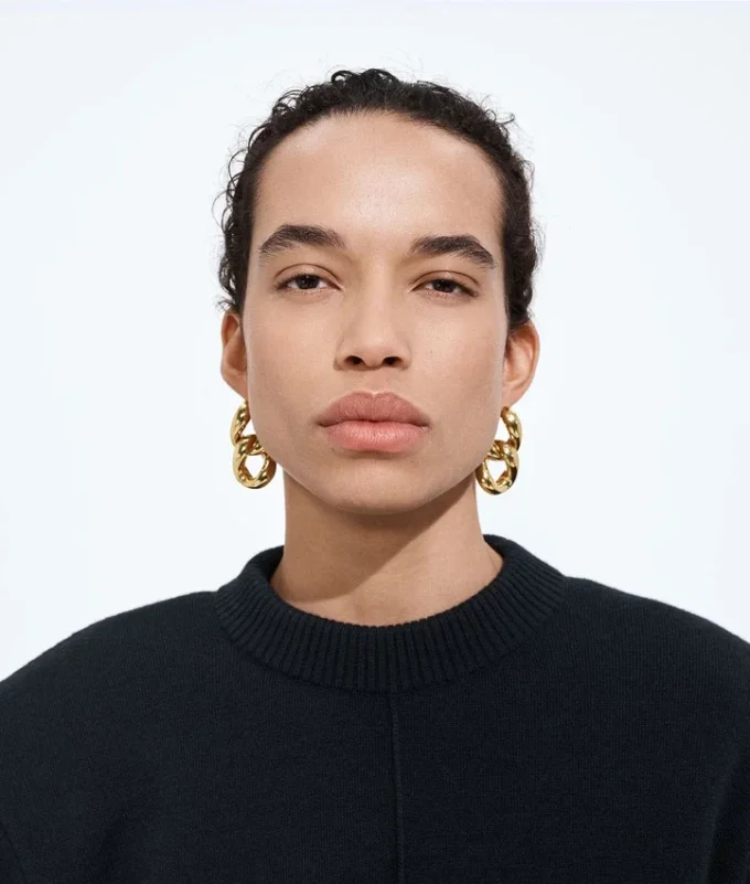 Boucles d&rsquo;oreilles Prisma Chain