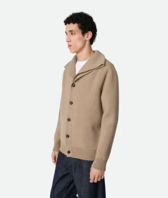 Cardigan compact en laine