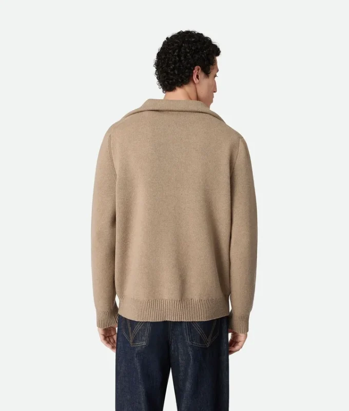 Cardigan compact en laine