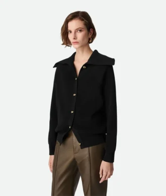 Cardigan en coton côtelé