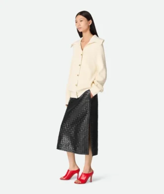 Cardigan en coton côtelé