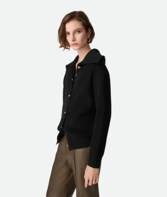 Cardigan en coton côtelé