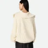 Cardigan en coton côtelé