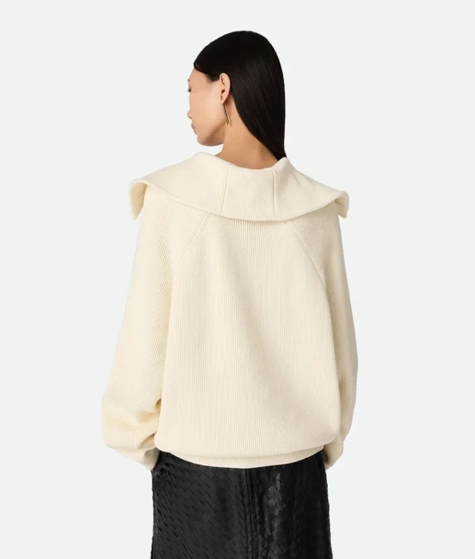 Cardigan en coton côtelé