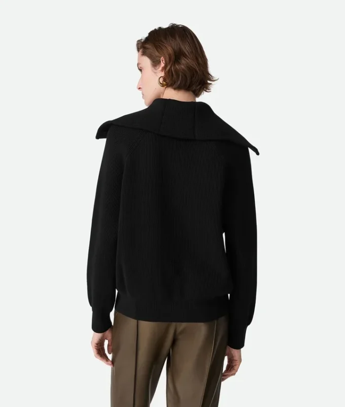 Cardigan en coton côtelé