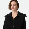 Cardigan en coton côtelé